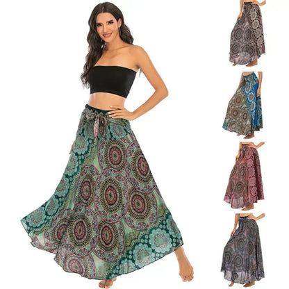 Sexy Long Boho Bottom Vintage Casual Skirt