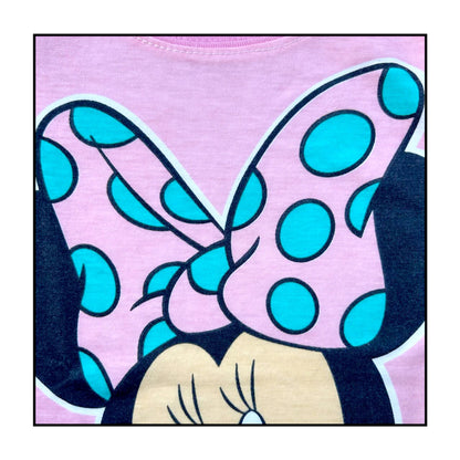 2 Pcs  Minnie Round Dot Girl Christmas Sleepwear Pajamas