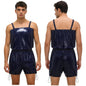 Mens Tear Away Backless, Nightclub Party Jumpsuit