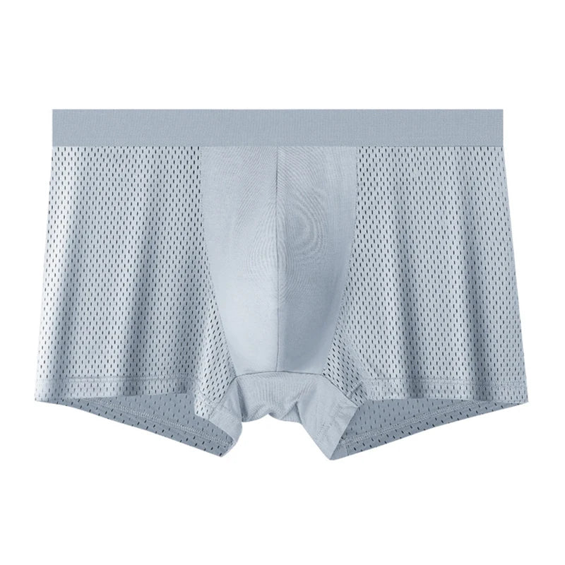 4pcs Mesh Bamboo Fiber Men's Boxerr XXXXL Large Size