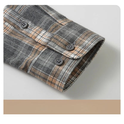 Men's, Plaid Casual Jacket, Anti-Wrinkle, Multi-Color