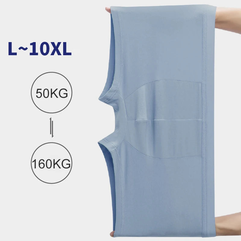 3pcs Oversize Man Underwear Comfortable Loose Boxers