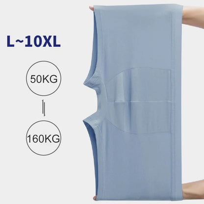 3pcs Oversize Man Underwear Comfortable Loose Boxers
