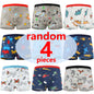 12 pcs Boys Boxer Briefs Cartoon Sets
