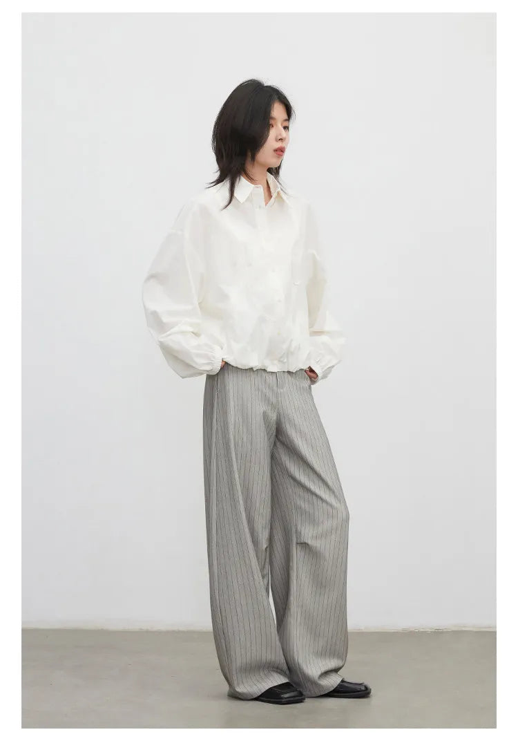 Women Trousers Loose Casual Wide Leg Pants