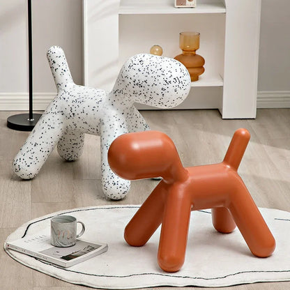 Plastic Children's Chair Cute Cartoon Dog Animal