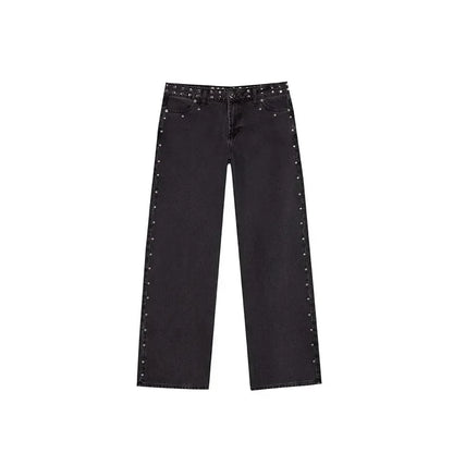 High Waist Street Unisex Fashion Printed Casual Jeans