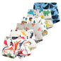 6 Pcs Toddler Boys Cartoon Boxer Briefs Underwear