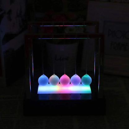 LED Light Up Newtons Science Balance Balls