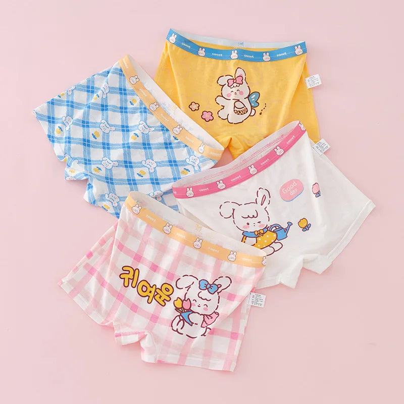 Girl Cotton Briefs Boxers Breathable Comfortable