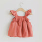 Baby Girls Linen Cotton Princess Dress