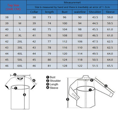 Flannel Plaid Long Sleeve Turn-down Shirts