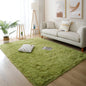 White Fluffy Modern Home Decor Rug Non-Slip
