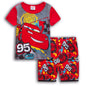 Boys Nighty Cartoon Cute Short Sleeve Pajamas