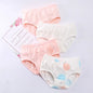 4PCS Girl Antibacterial Cotton Underwear