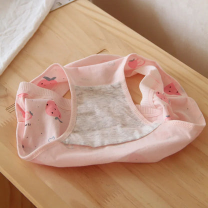 6 pcs Young girl Underwear Waist Briefs Teenagers