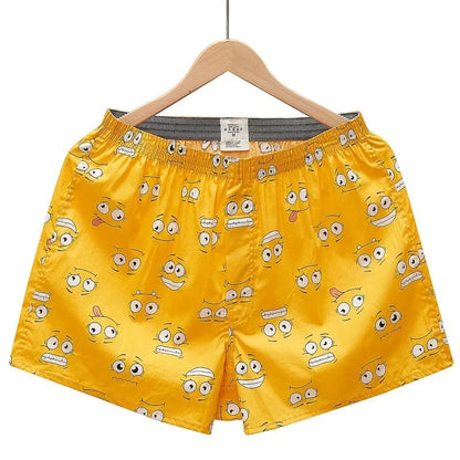 1PC 100% Cotton Men's Loose Boxer Briefs Underwear
