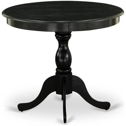 5-Piece Dining Set with Round Table and 4 Chairs