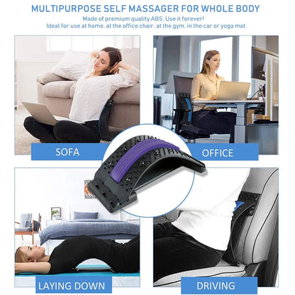 Magnetic Back Massage Muscle Relax Stretcher Therapy