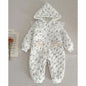 Infant Baby Girls Long Sleeve Cotton Jumpsuit