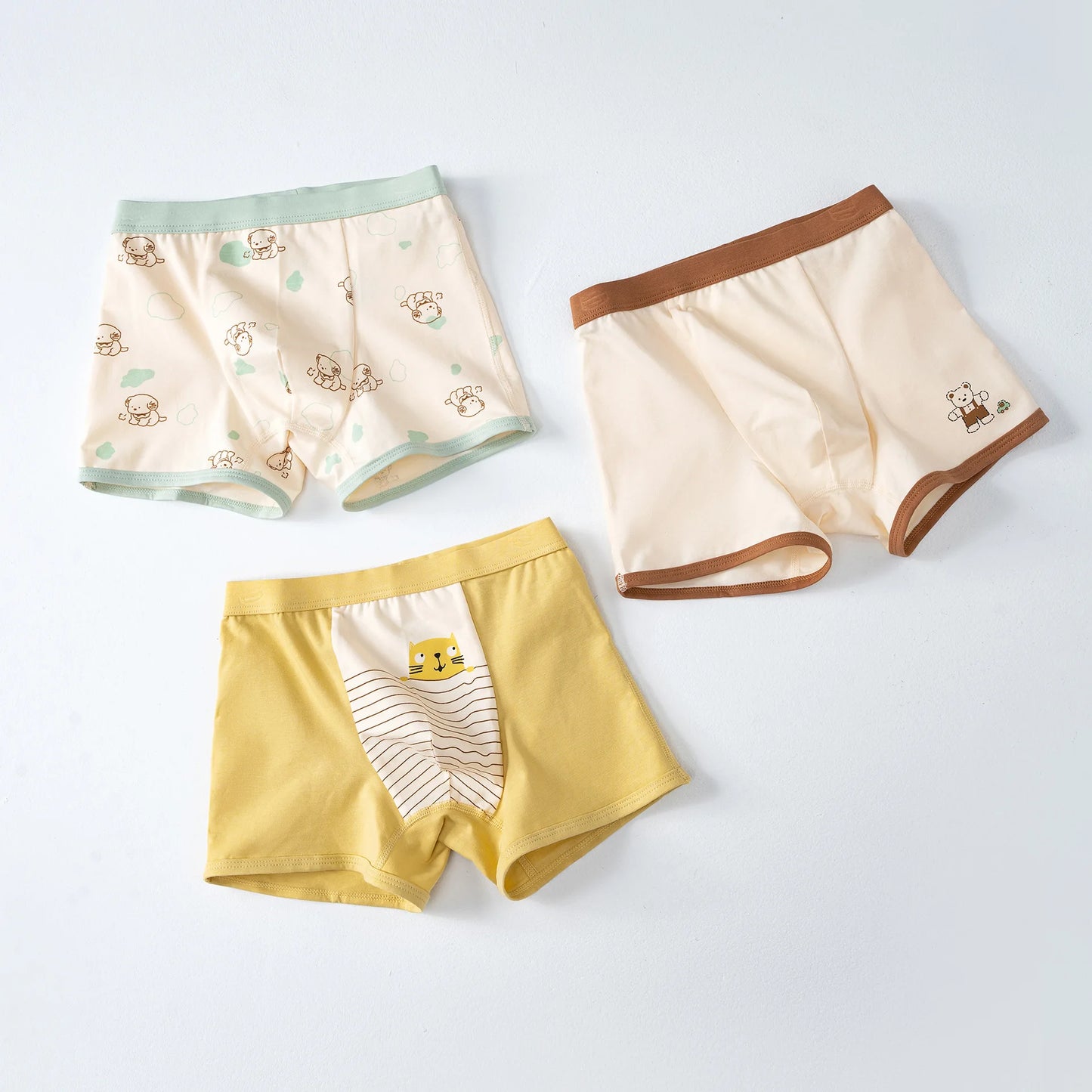 6 Pcs High Quality Boys Boxer Cartoon Underwear