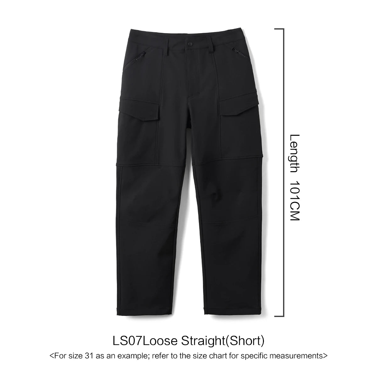 Loose Straight Water Repellent Softshell Hiking Trouser