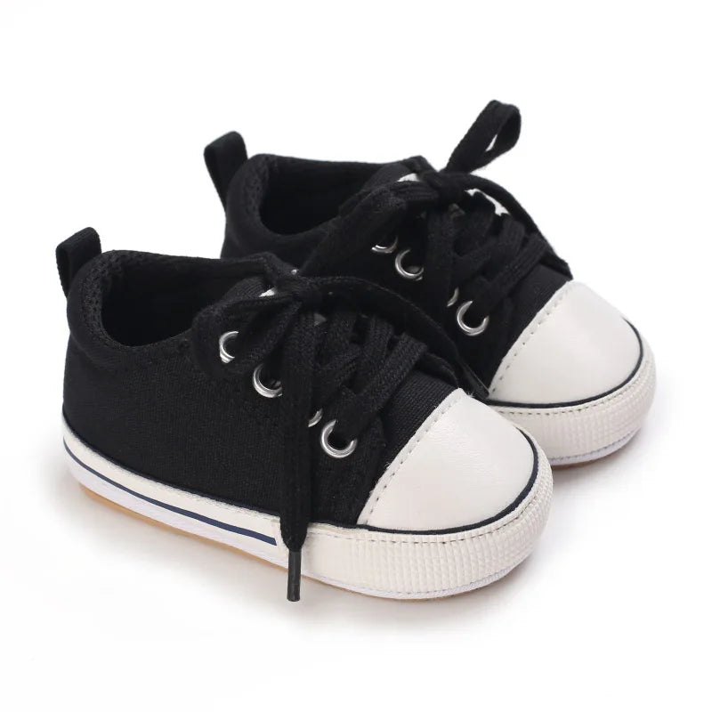 Baby Boy/Girls Canvas Shoes Non-slip Rubber Sole