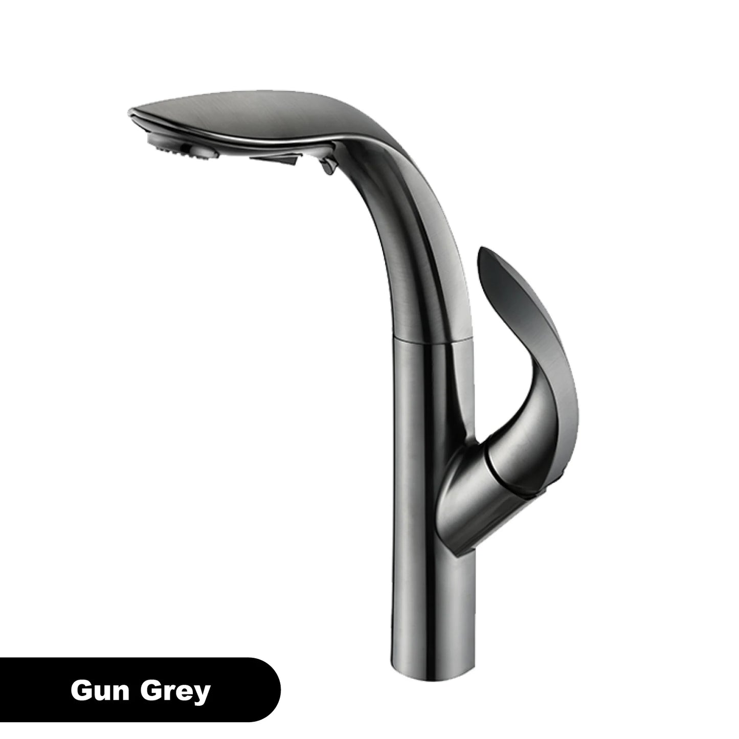Luxury brass gold touch switch kitchen faucet