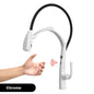 Luxury Gunmetal Brass Kitchen Faucet LED Display