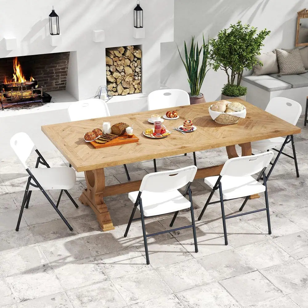Pack Folding Chair, Heavy Duty Plastic Folding
