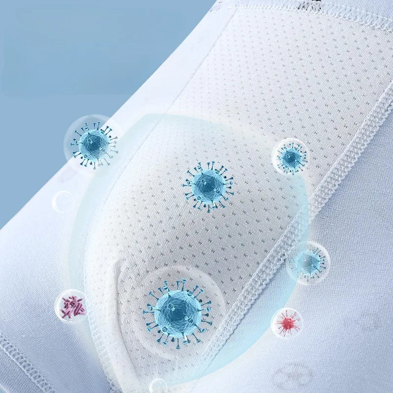 4PCS Cotton Antibacterial Boys Breathable Cartoon Underwear