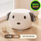 Puppy Stool Round Faux Leather Stool