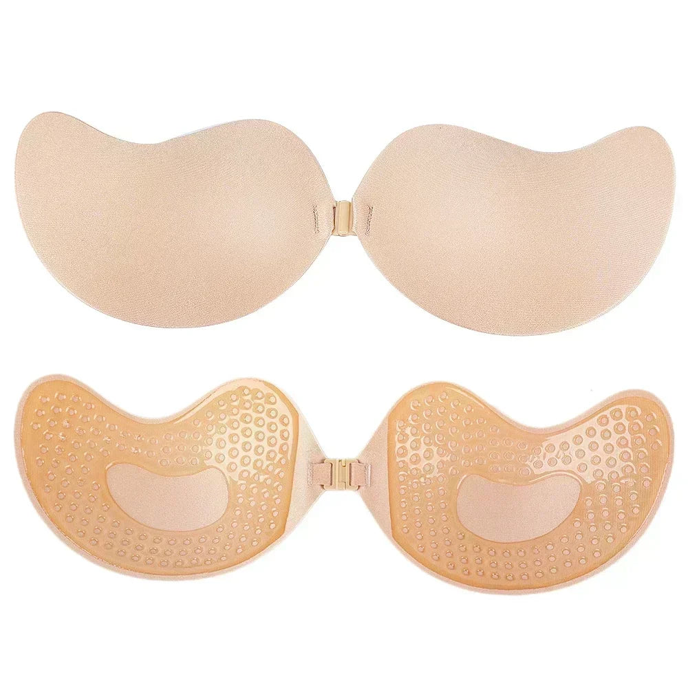 Invisible Push Up Bra for Women Backless Strapless