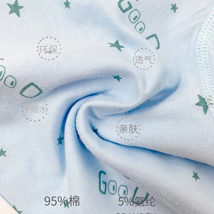 4PCS Boys Cute Cotton Comfort Antibacterial Underwear
