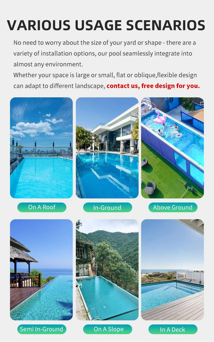 Prefab Modular Container Swimming Pool