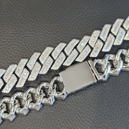 Fashion Square Design Cuban Link Chain Mens