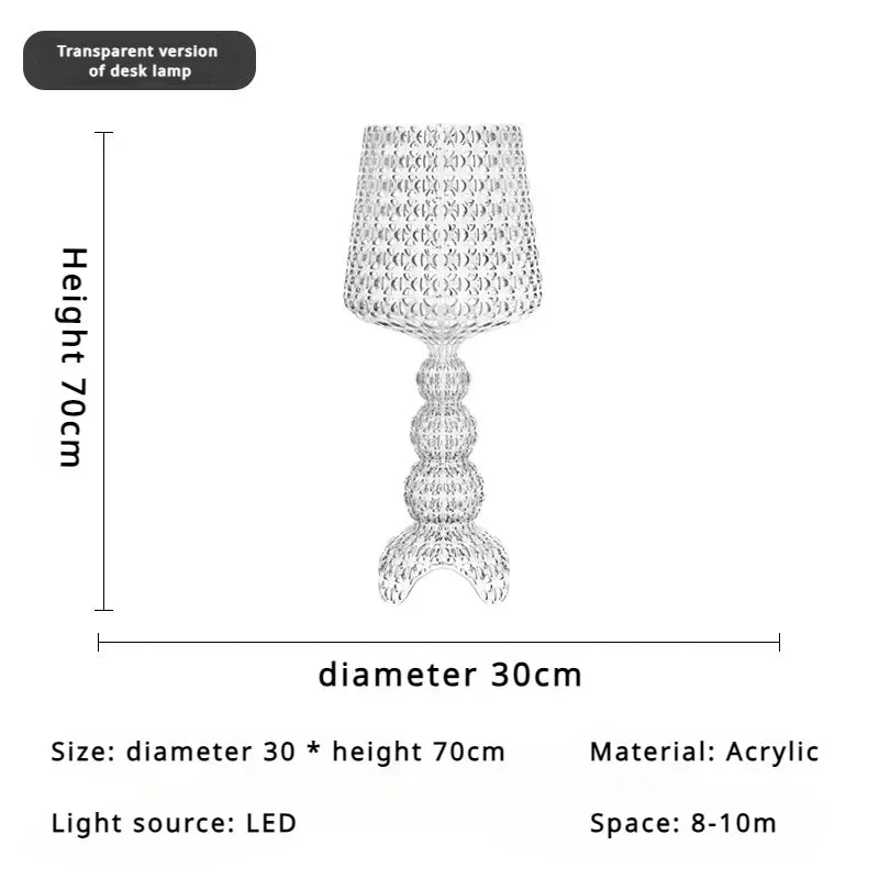 Italian Designer's Creative Hollowed Out Floor Lamp