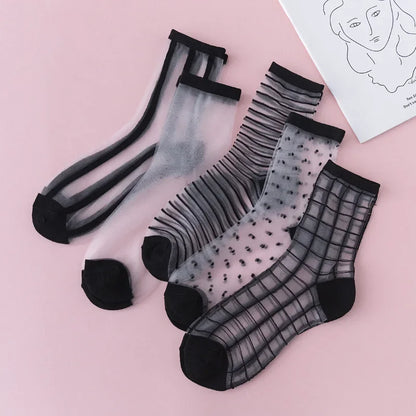 5 Pairs Women's Lace Ankle Sock
