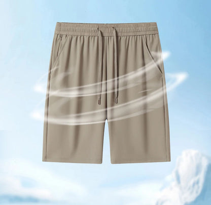 Silk Shorts Knee Length Bermuda Quick Dry