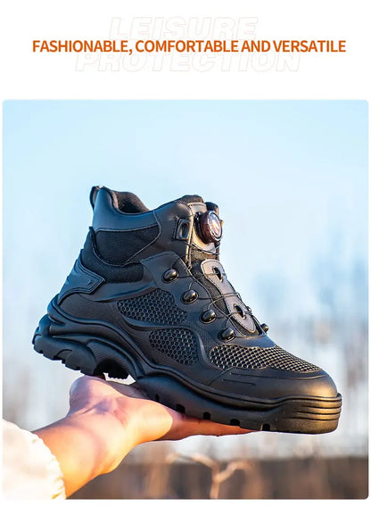 Men's Safety Work Boots Steel Toe Indestructible