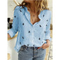 Vintage Cotton Linen Casual Tops Womens Fashion