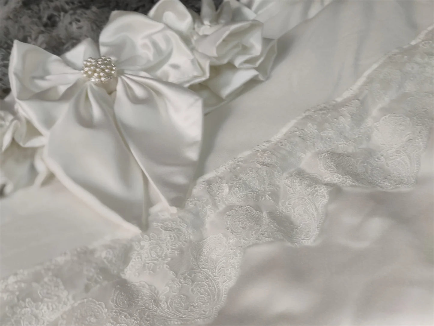 Luxury Soft Satin Swaddle Blankets Girls/Boys Wraps