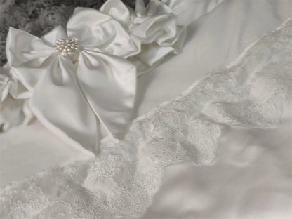 Luxury Soft Satin Swaddle Blankets Girls/Boys Wraps