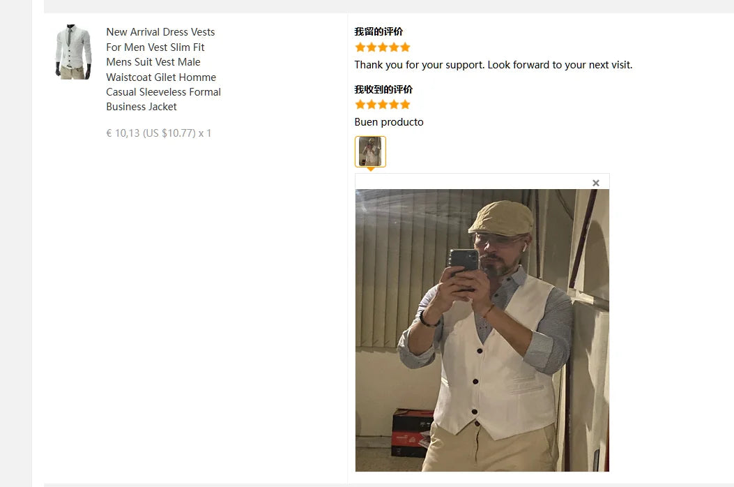 Men Dress Vest Slim Fit Casual Sleeveless