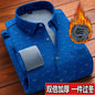 American Vintage Thickened Warm Plaid Shirt Mens