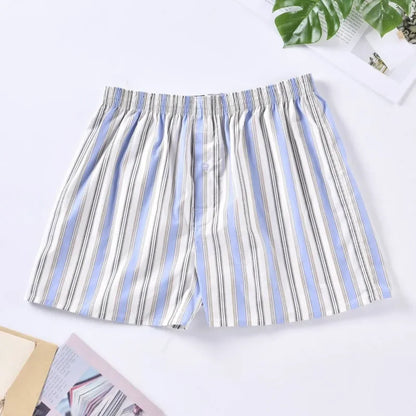1PC 100% Cotton Men's Loose Boxer Briefs Underwear