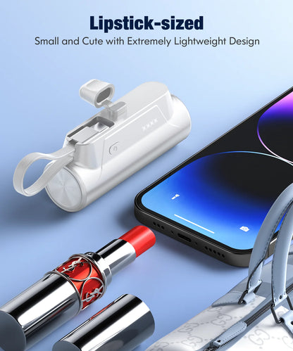 Small USB-C Portable Charger, 8000mAh Portable Charger