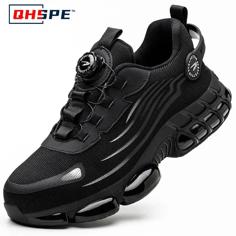 Safety Shoes Men Anti-smash Anti-puncture Work Shoes