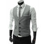Men Dress Vest Slim Fit Casual Sleeveless