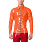 Mens Fashion Zipper Long Sleeve Jacket Turn-down Collar